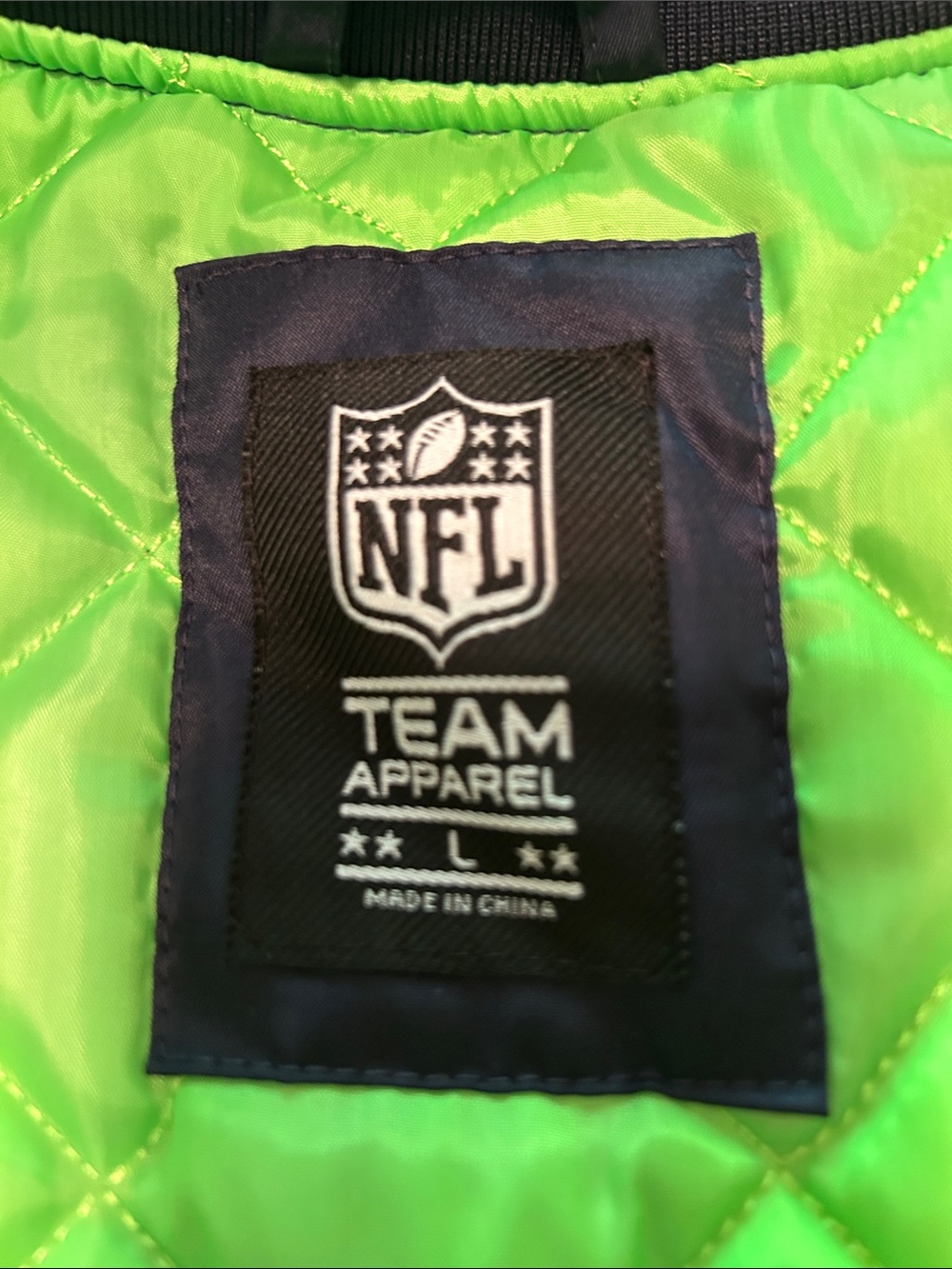 NFL Seattle Seahawks Starter Jacket- large - Picture 9 of 10